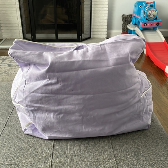 Brand new purple my first anywhere chair cover. Light purple with white piping. - Picture 2 of 4